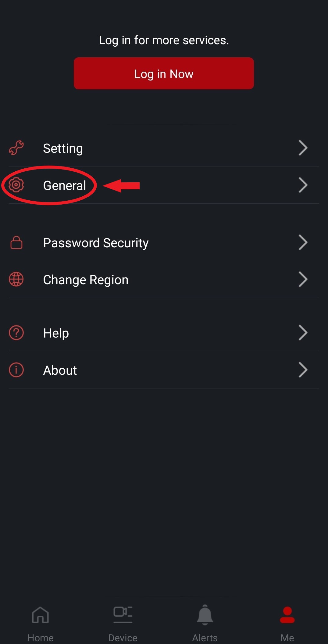 Setting Default Page ICRealtime
